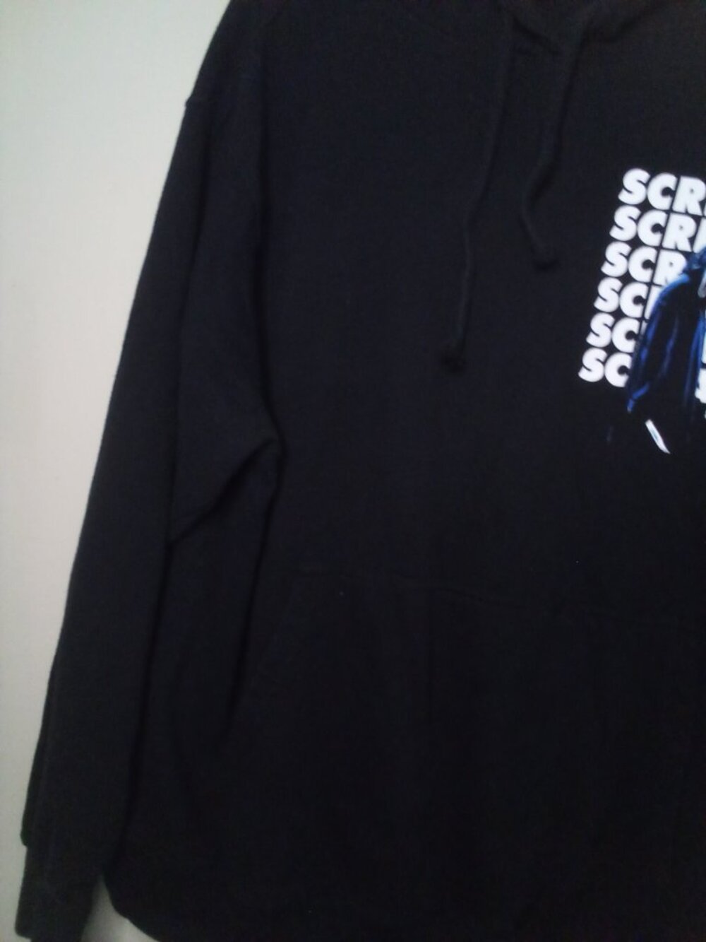 Scream Hoodie Adult XL Men Women Horror Graphic Pocket Black - Picture 5 of 13